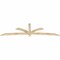 Ekena Millwork Davenport Rough Sawn Timber Gable Bracket, Douglas Fir, 108"W x 31 1/2"H x 2"D x 4"F, 7/12 Pitch GBW108X31X0204DAV00RDF - alternate 3